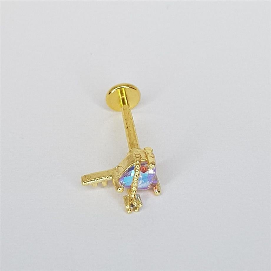 Cerrahi Çelik Tip-3 Tragus Piercing (8mm)