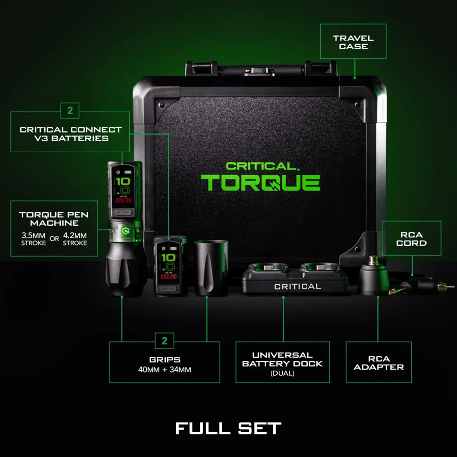 Critical Torque 4.2 mm Stroke Full Set;Seyahat Çantası Dahildir