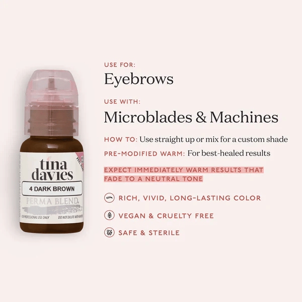 Perma Blend Luxe - Tina Davies Dark Brown - 15ml
