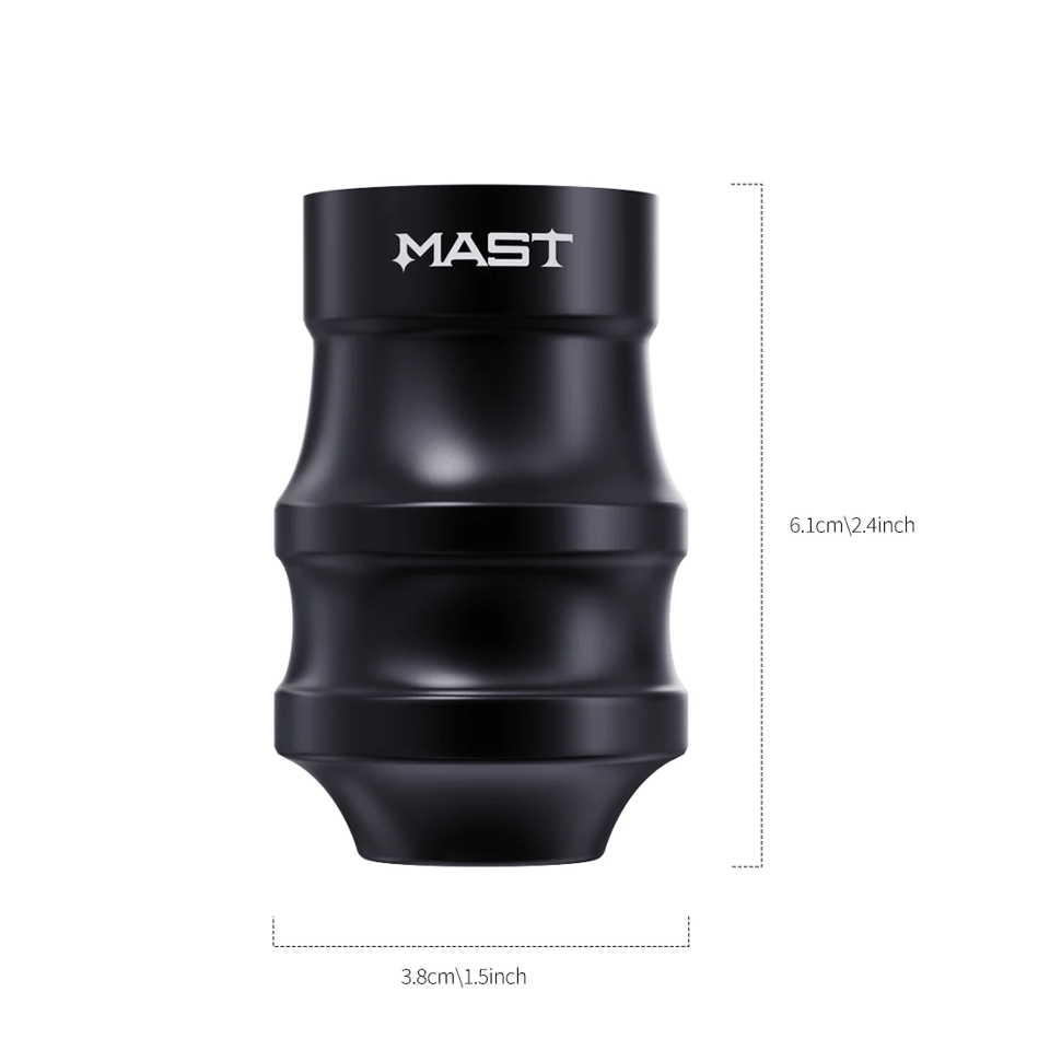 Mast Fold 2 Pro Ayarlanabilir Stroke 2.4-4.2mm Çift Bataryalı Kablosuz Dövme Makinesi - Siyah
