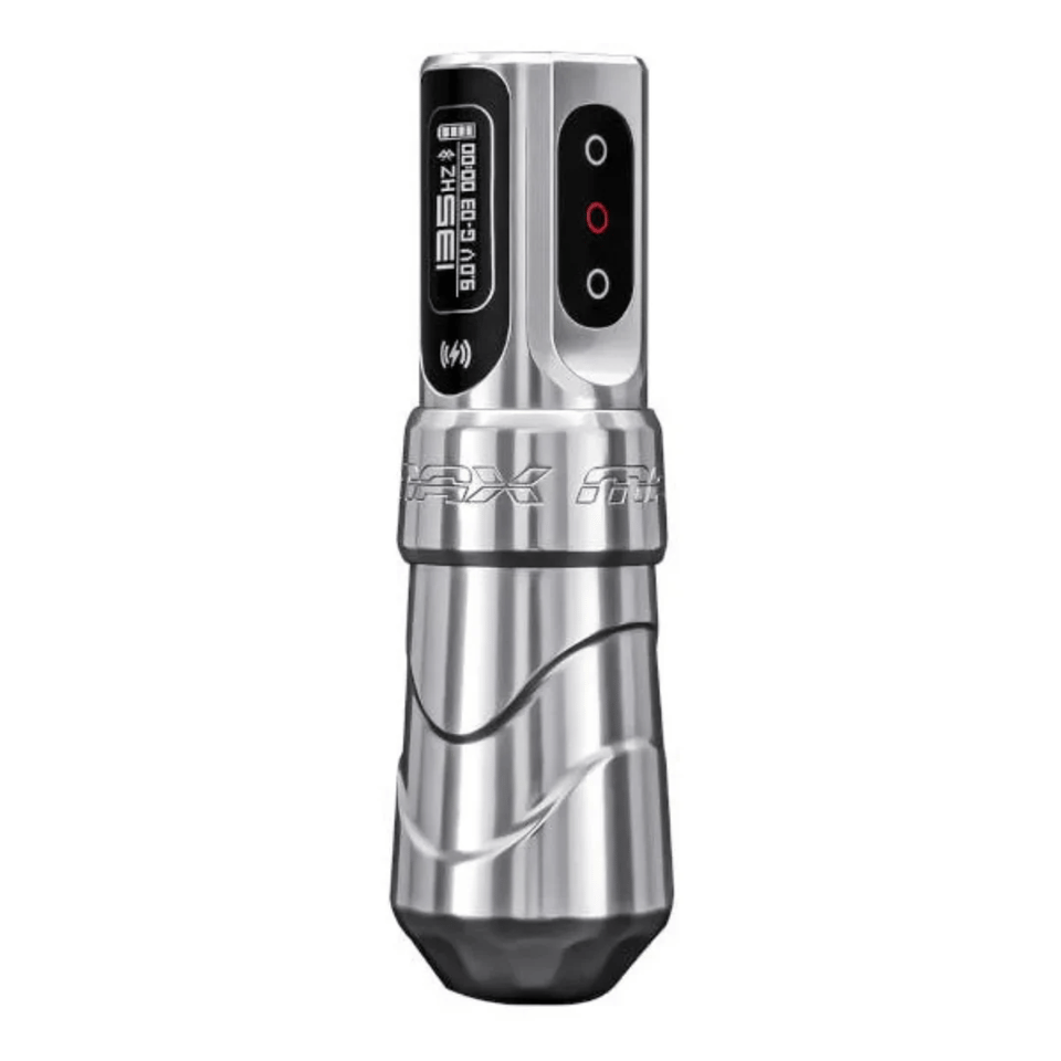 FK Irons Flux Max Blade 3.2mm Stroke Tek Bataryalı Kablosuz Dövme Makinesi - Gümüş