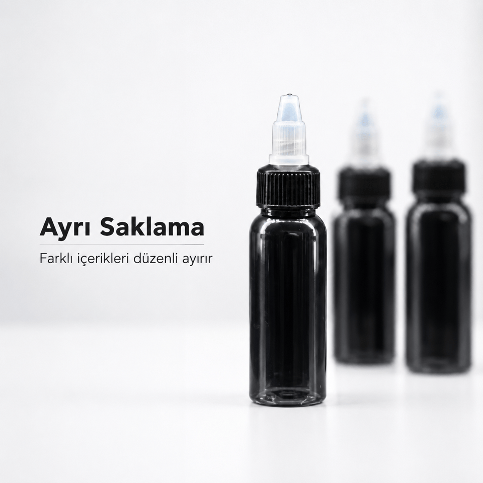 Dövme Boş Boya Şişesi 15 ml 0,5 oz