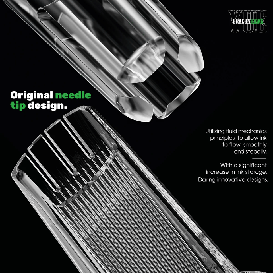 Dragonhawk Yue 1011 RM-1 11 RM 0.30 mm Round Magnum Long Taper Kartuş Dövme İğnesi 20 Adet