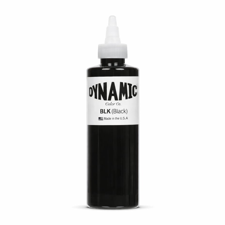 Dynamic Black Siyah Dövme Boyası 8oz (240 ml)