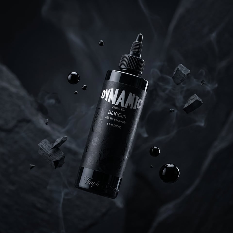 Dynamic Color Blackout Dövme Boyası 8oz (240 ml)