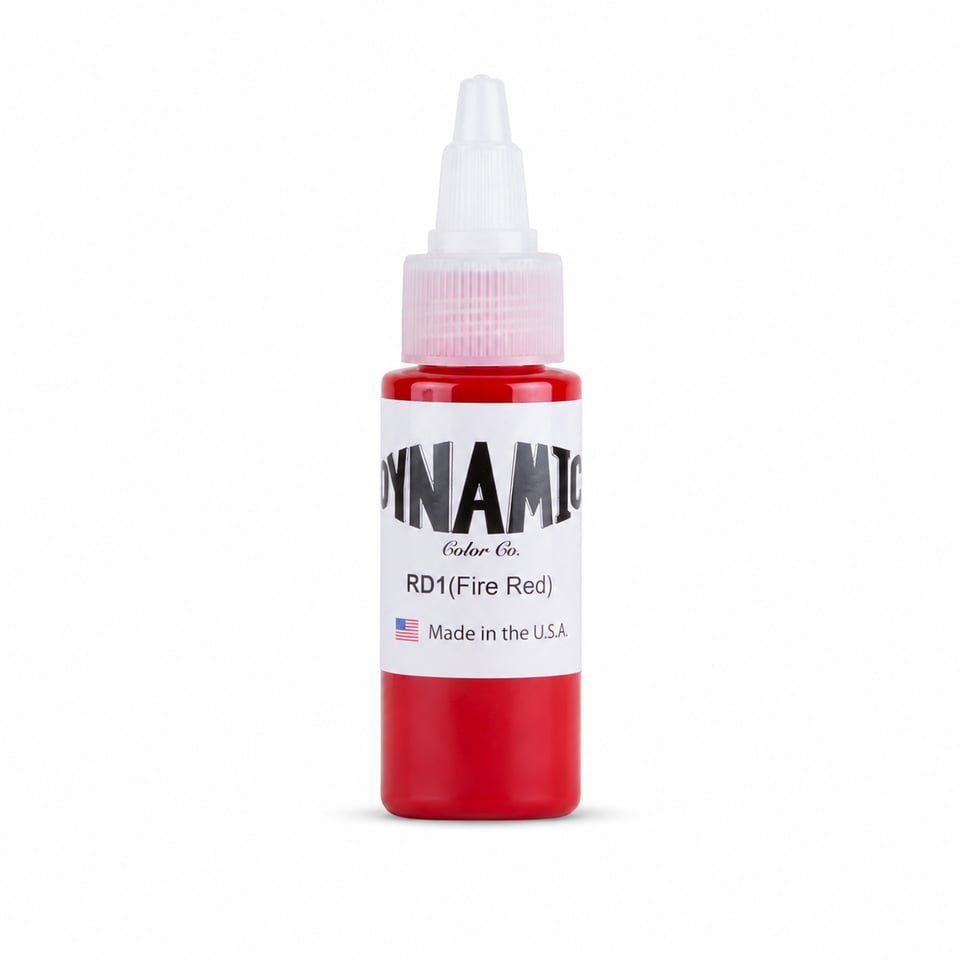 Dynamic Fire Red Kırmızı Dövme Boyası 1oz - 30ml