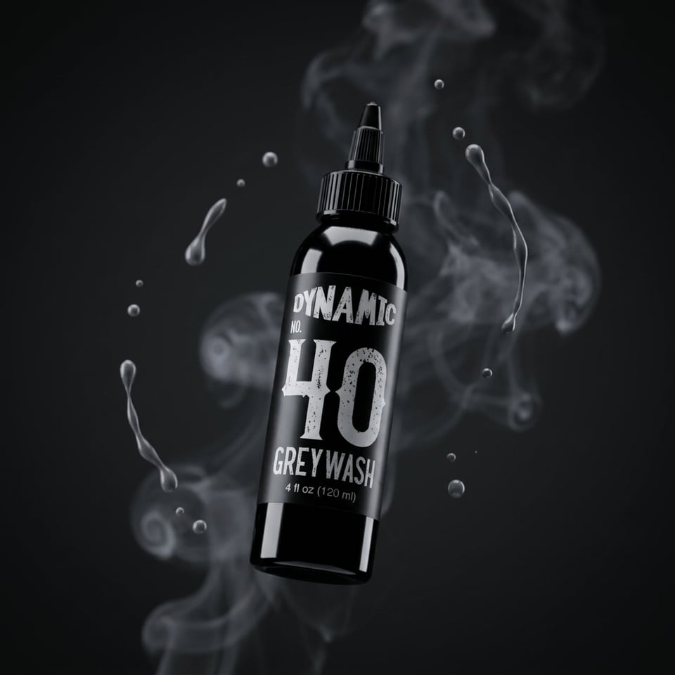 Dynamic Greywash #40 Açık-Orta Ton Gölgeleme Dövme Boyası 4oz - 120ml