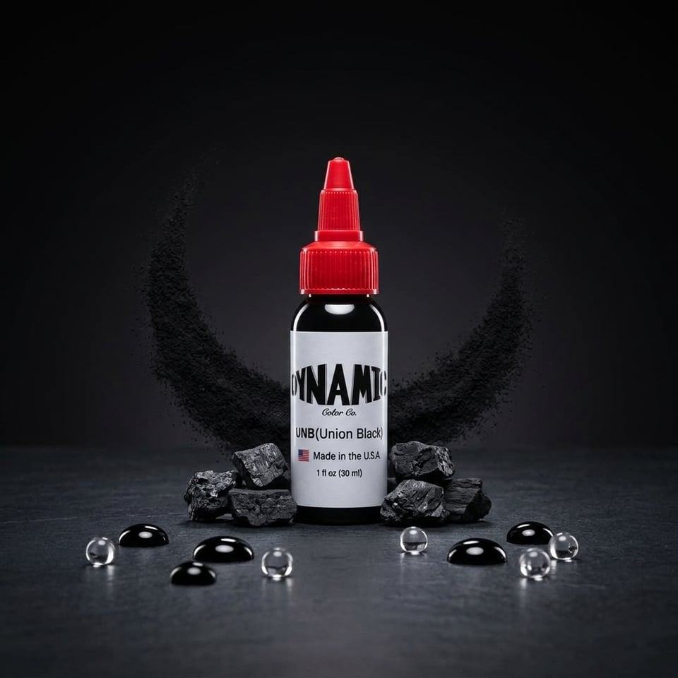 Dynamic Union Black Siyah Dövme Boyası 1oz - 30ml