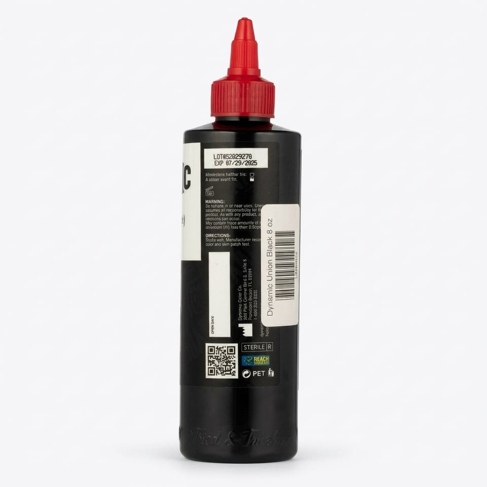 Dynamic Union Black Siyah Dövme Boyası 8oz - 240ml