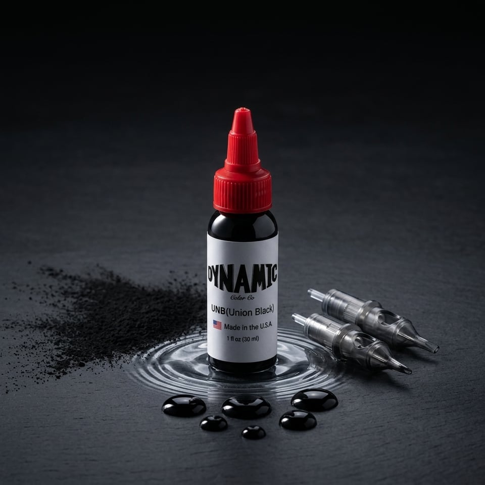 Dynamic Union Black Siyah Dövme Boyası 1oz - 30ml