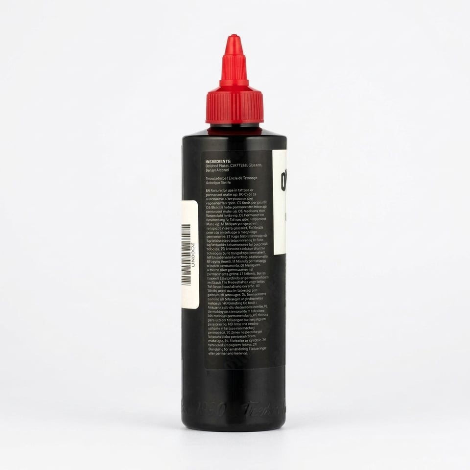 Dynamic Union Black Siyah Dövme Boyası 8oz - 240ml