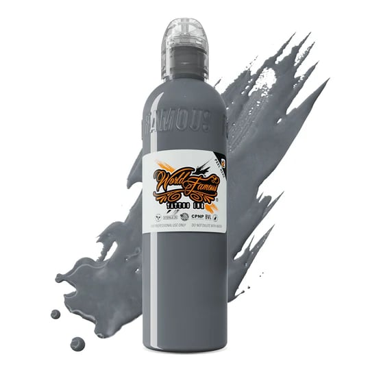 Battleship Grey - World Famous Ink Dövme Boyası - 4oz/120ml