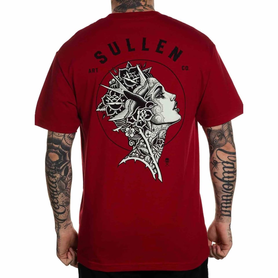 Sullen Kısa Kollu T-Shirt Standart XL KIRMIZI