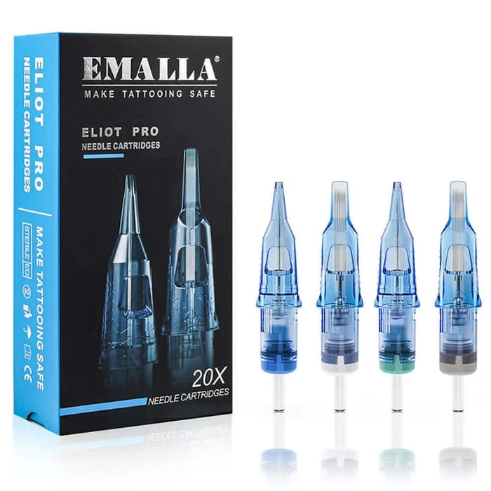 Emalla Eliot Pro 1009CML Kartuş Dövme İğnesi 20 Adet - EN2