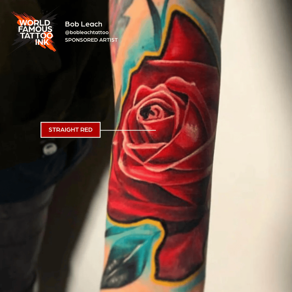 Straight Red - World Famous Ink Dövme Boyası - 4oz/120ml