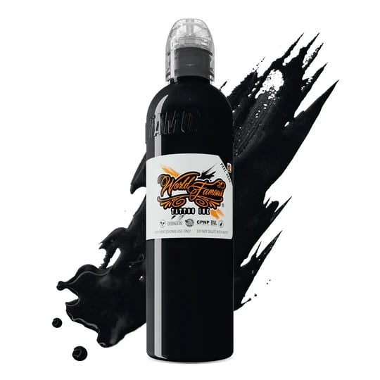 Master Mike Black Demon Set - World Famous Ink Dövme Boyası - 4oz/120ml