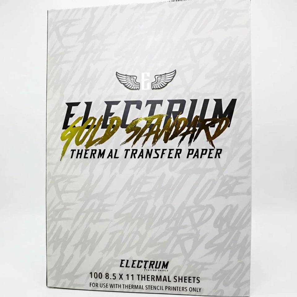 Electrum Gold Standard Termal Dövme Transfer Kağıdı 100 Adet A4 Ebat