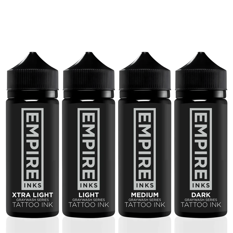 Empire Inks Graywash Series - 4 Stage Graywash Set - 4oz/120ml