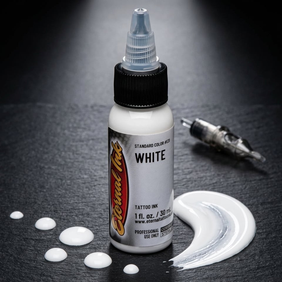 Eternal Ink White Beyaz Dövme Boyası 1oz - 30ml