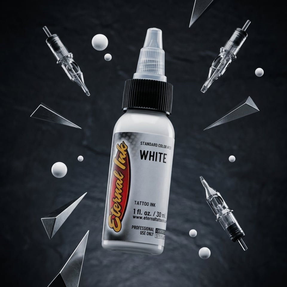 Eternal Ink White Beyaz Dövme Boyası 1oz - 30ml