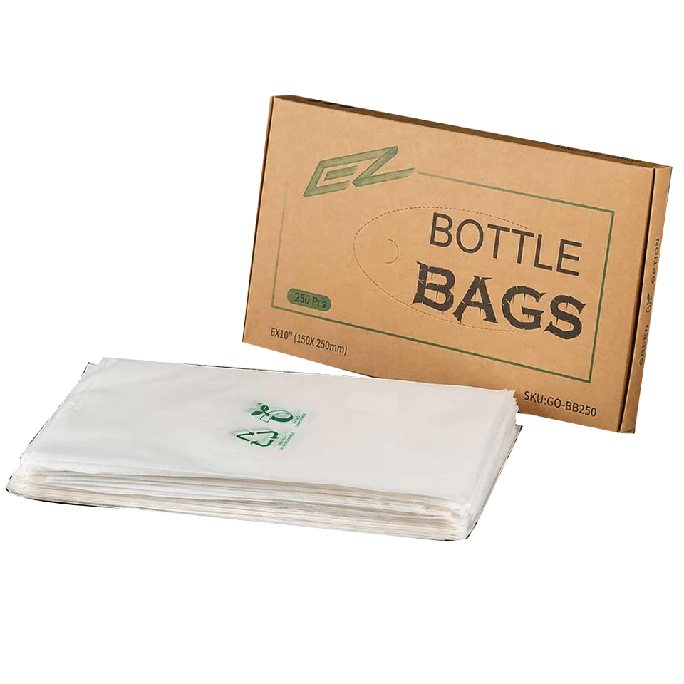 EZ Green Option Bottle Bags - 250 Adet