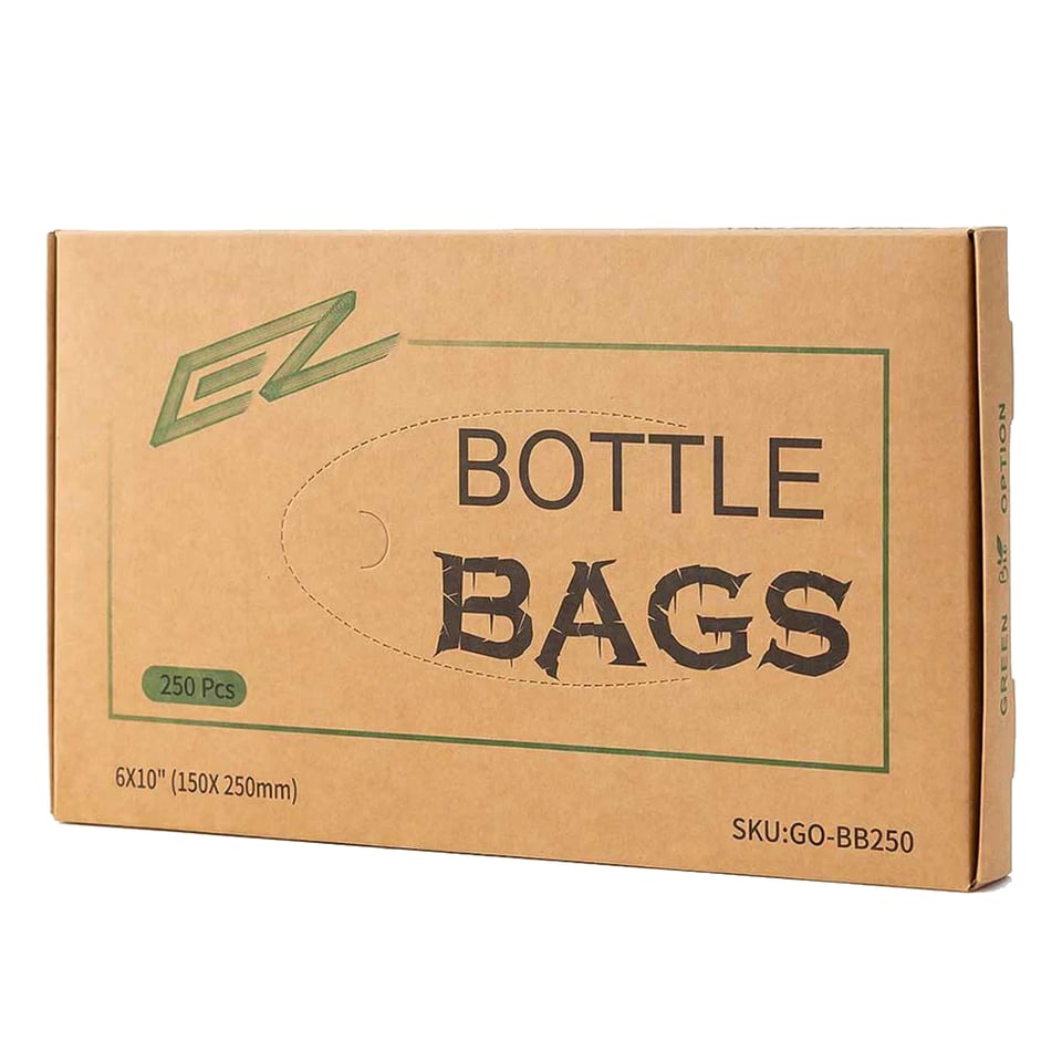 EZ Green Option Bottle Bags - 250 Adet