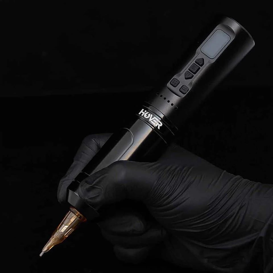 EZ Hover Matte Black FM Dotwork Wireless Battery Tattoo Pen Machine