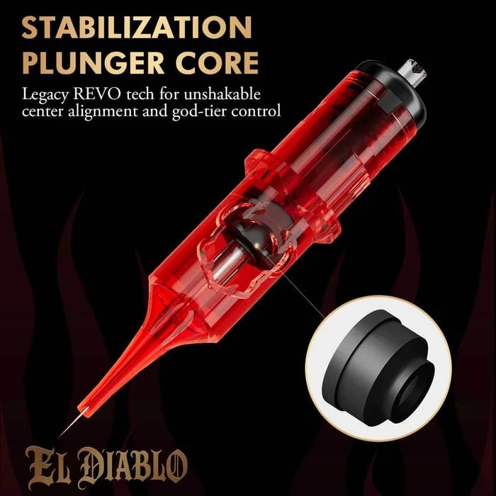 Ez INKin El Diablo 1011 M1C Kartuş Dövme İğnesi 20'li Paket