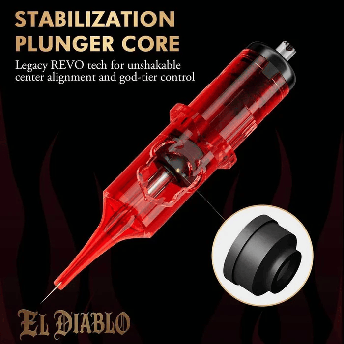 Ez INKin El Diablo 1015 M1C Kartuş Dövme İğnesi 20'li Paket