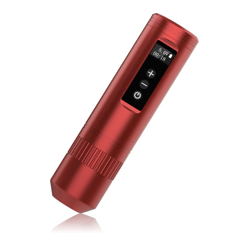 EZ Nowta I Red Wireless Battery Tattoo Machine Pen