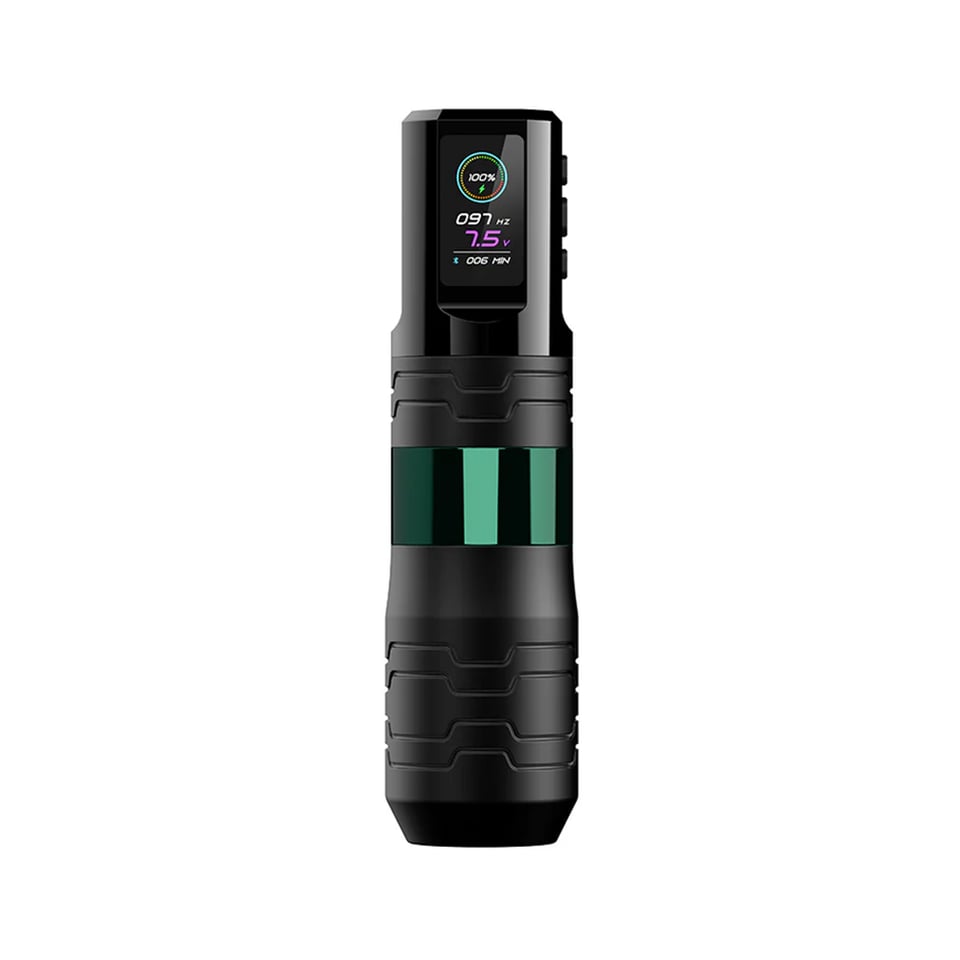 EZ P3 Pro Turbo Green Wireless Battery Tattoo Pen Machine