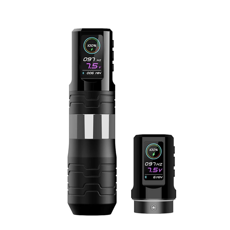 EZ P3 Pro Turbo Silver Wireless Battery Tattoo Pen Machine X2 POWER