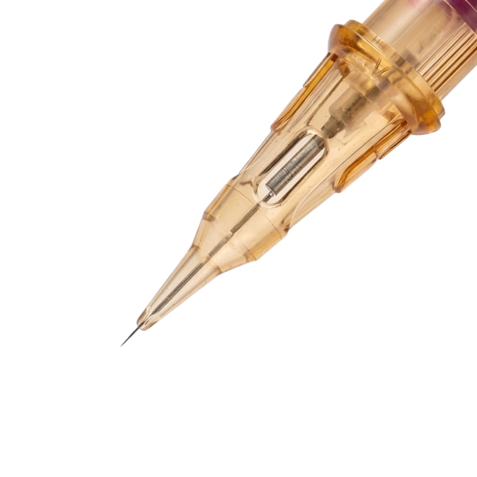 EZ V-System SMP&PMU 1201RL 1RL 0.35 mm Long Taper Kartuş Dövme İğnesi 20 Adet