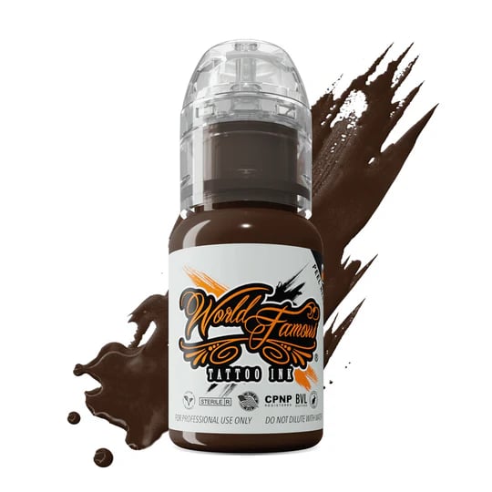 Must Haves 12 Bottle Ink Set - World Famous Ink Dövme Boyası - 1/2oz (12 color )