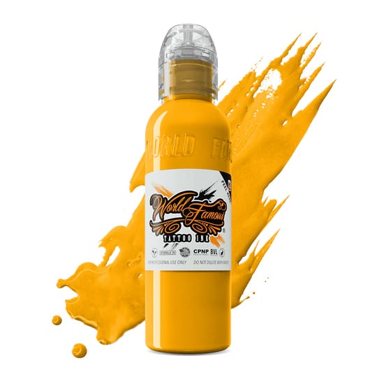 Michaelangelo Yellow - World Famous Ink Dövme Boyası - 2oz/60ml