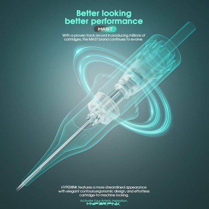 Mast Hyperink Cartridges 1209 RL Round Liner - Kartuş Dövme İğnesi