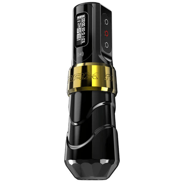 FK Irons Flux Max | 3.2 mm Stroke | Gold Stealth Renk | Tek Bataryalı - Kablosuz Dövme Makinesi