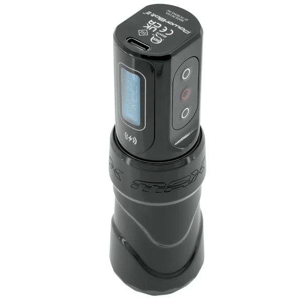 FK Irons Flux Max | 3.2 mm Stroke | Stealth Renk | Tek Bataryalı - Kablosuz Dövme Makinesi