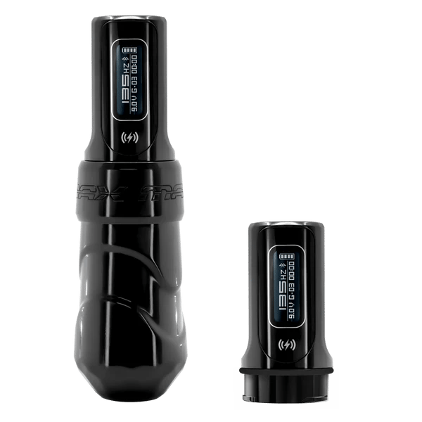 FK Irons Flux Max | 4.5 mm Stroke | Stealth Renk | Çift Bataryalı - Kablosuz Dövme Makinesi