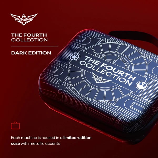 FK Irons Flux Max The Fourth Collection Dark Edition 4.0mm Çift Bataryalı Kablosuz Dövme Makinesi - Siyah