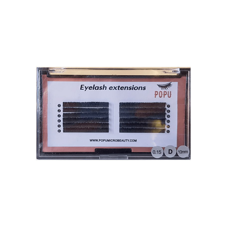 Flat 0.15 D 10mm İpek Kirpik