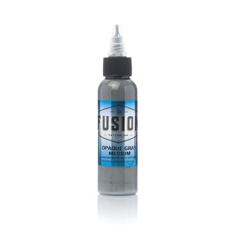Fusion Tattoo Ink - Opaque Gray Medium - 4oz/120ml