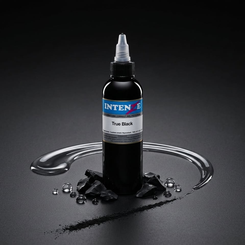 True Black - Intenze Dövme Boyası - 4oz/120ml