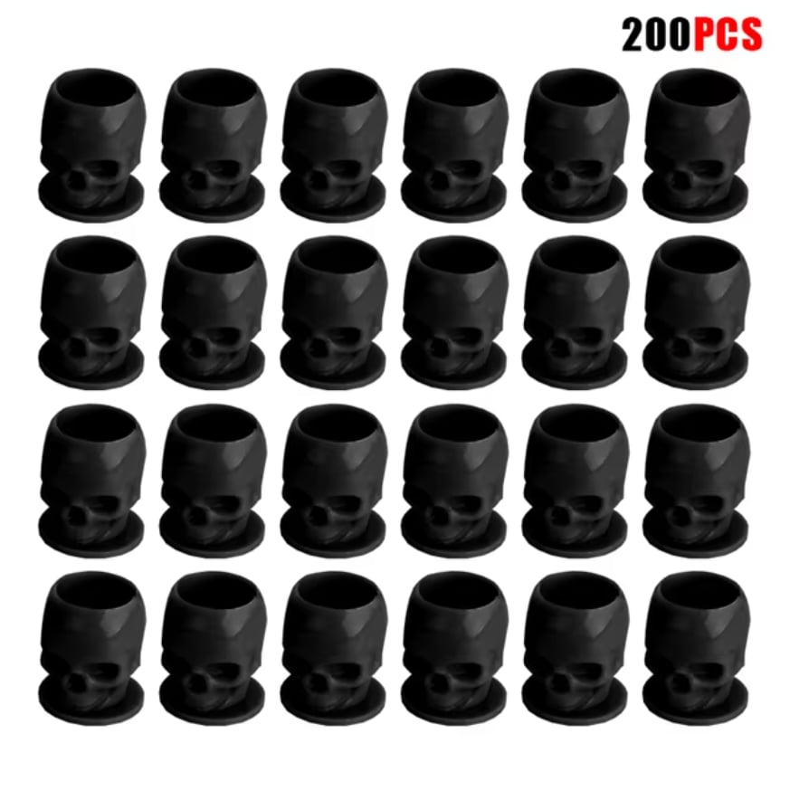 Kuru Kafa Boya Potası Siyah - 17*20 mm 200 Adet