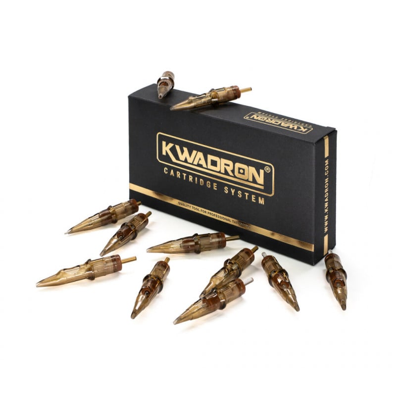 Kwadron 0807 RLLT 7 RL 0.25 mm Round Liner Long Taper Kartuş Dövme İğnesi 20 Adet