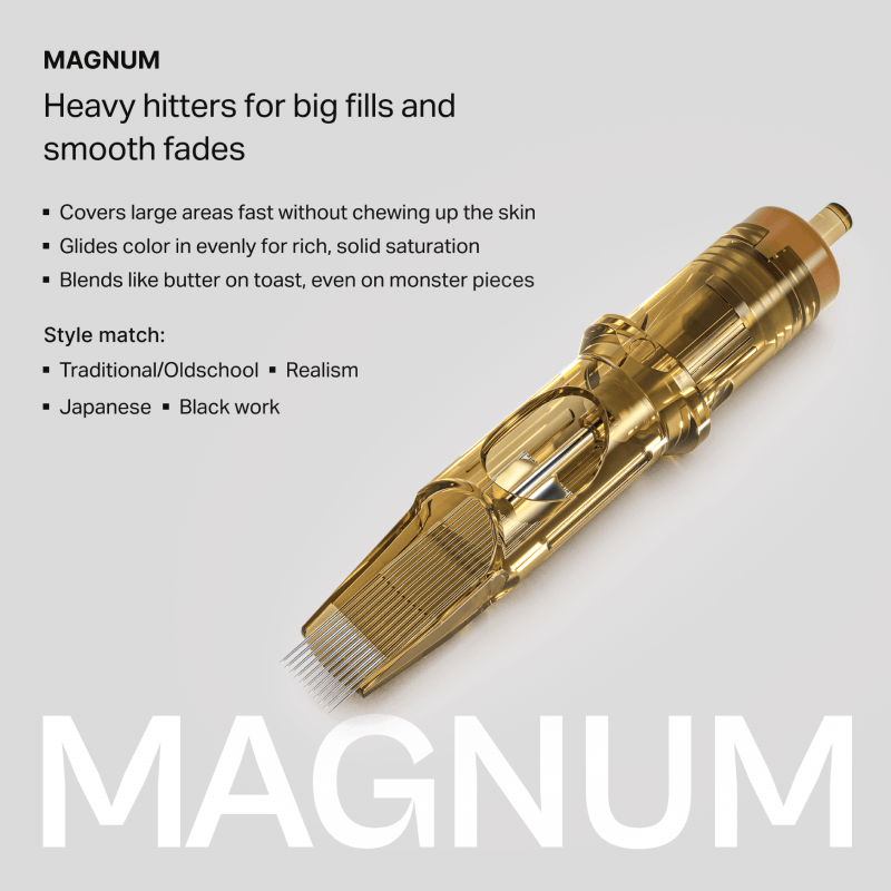 Kwadron 1013 MGLT 13 MGLT 0.30 mm Magnum Long Taper Kartuş Dövme İğnesi 20 Adet