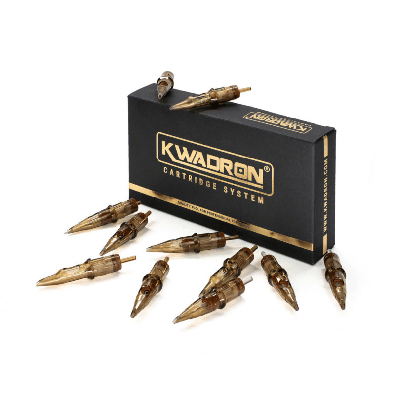 Kwadron 1018 RLLT 18 RL 0.30 mm Round Liner Long Taper Kartuş Dövme İğnesi 20 Adet