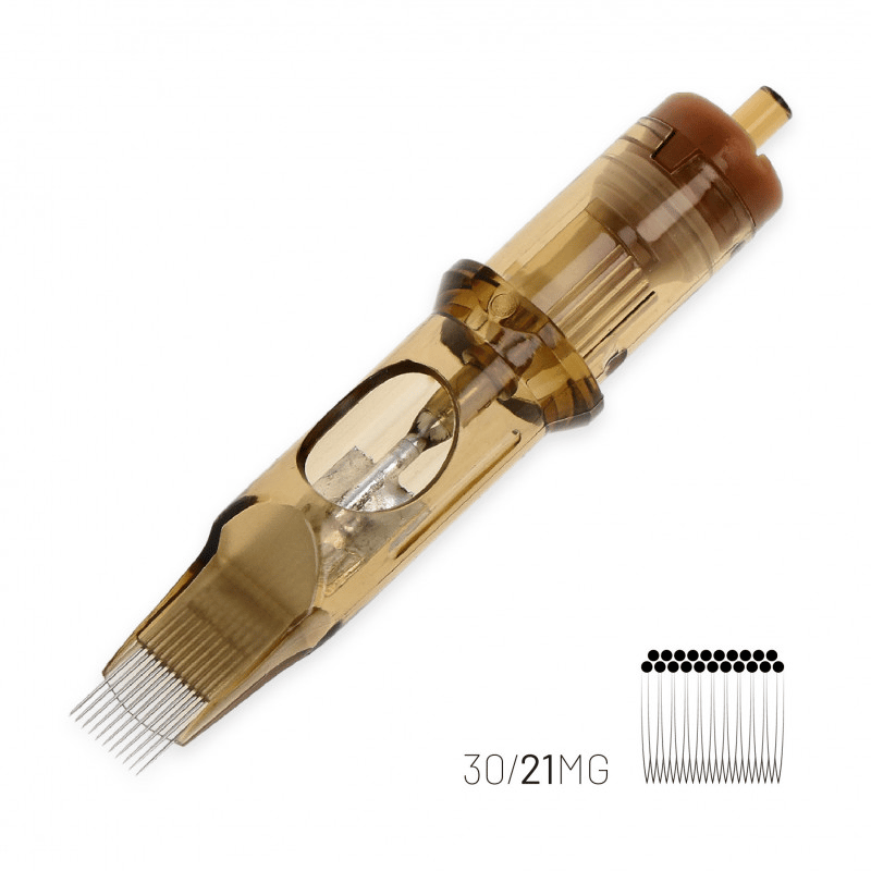 Kwadron 1021 MGLT 21 MGLT 0.30 mm Magnum Long Taper Kartuş Dövme İğnesi 20 Adet