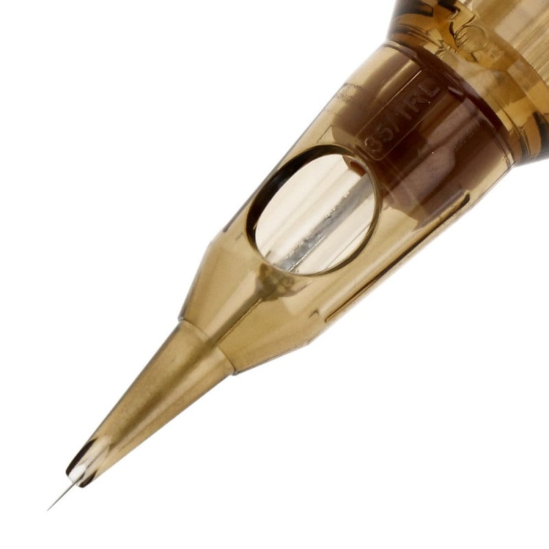 Kwadron 1201 RLLT 1 RL 0.35 mm Round Liner Long Taper Kartuş Dövme İğnesi 20 Adet