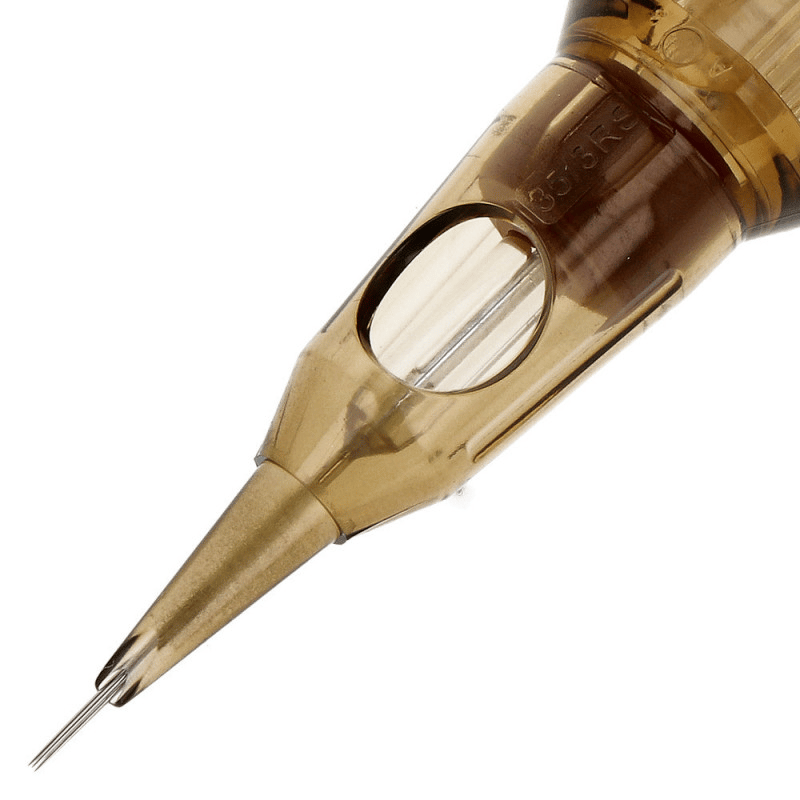 Kwadron 1203 RSLT 3 RS 0.35 mm Round Shader Long Taper Kartuş Dövme İğnesi 20 Adet
